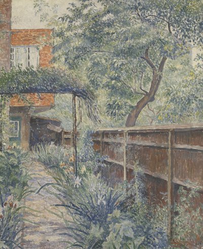 My Studio Garden by Lucien Pissarro